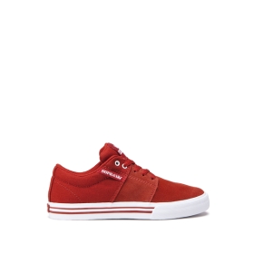 Supra Kids STACKS II VULC Low Top Shoes Bossa Nova/white | US-81223